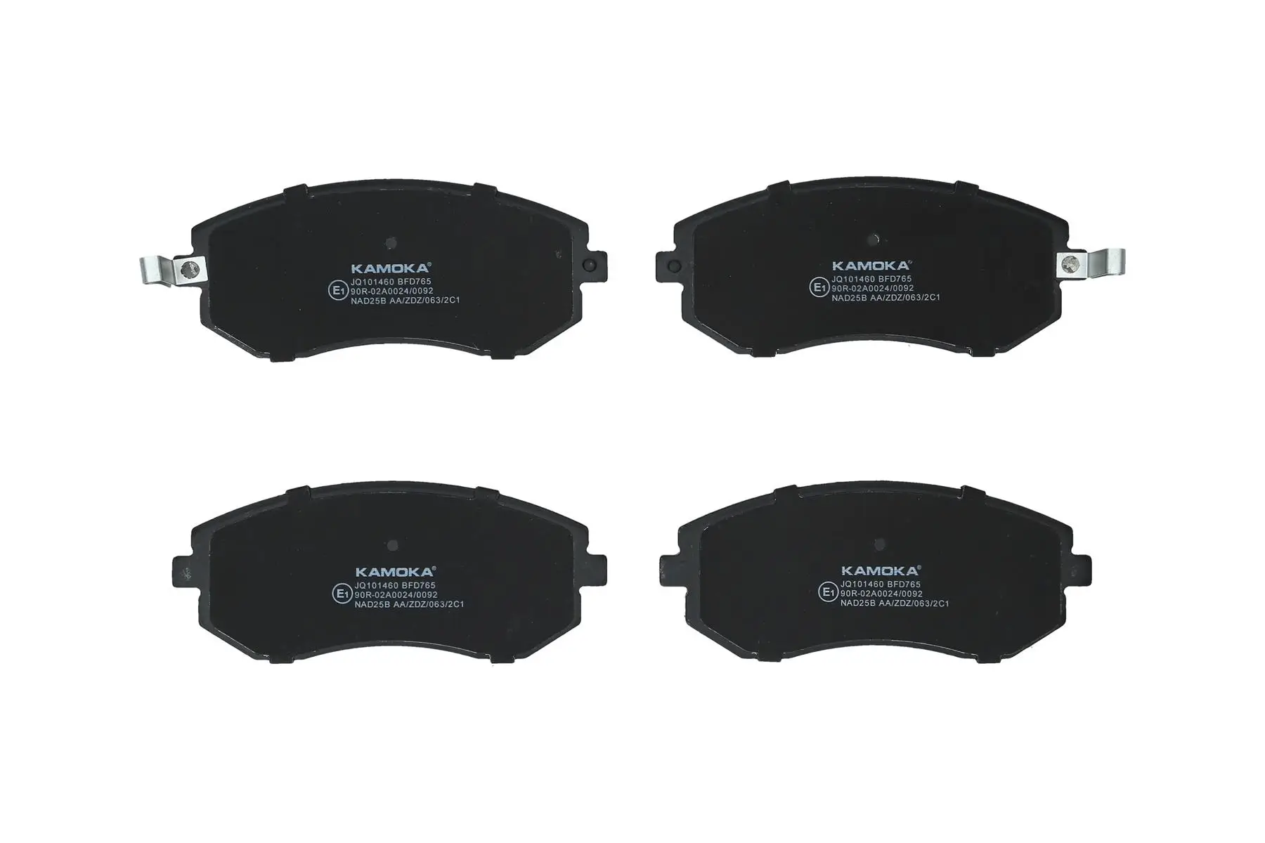 Bremsbelagsatz, Scheibenbremse Vorderachse KAMOKA JQ101460