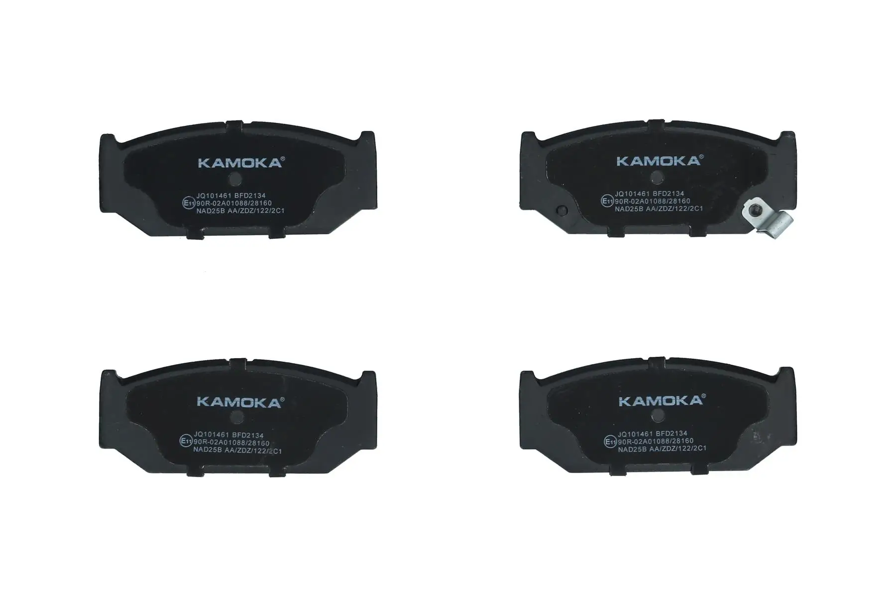 Bremsbelagsatz, Scheibenbremse Vorderachse KAMOKA JQ101461