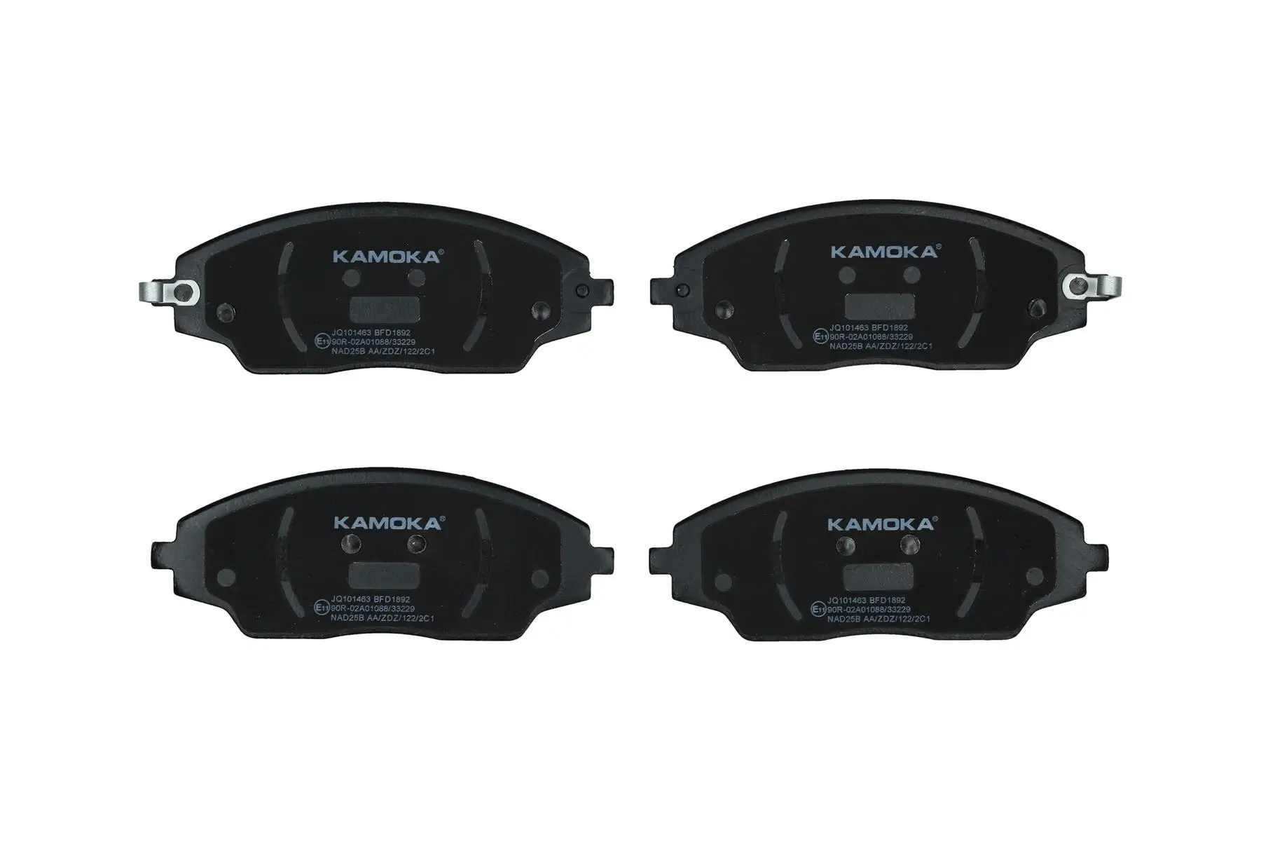 Bremsbelagsatz, Scheibenbremse Vorderachse KAMOKA JQ101463