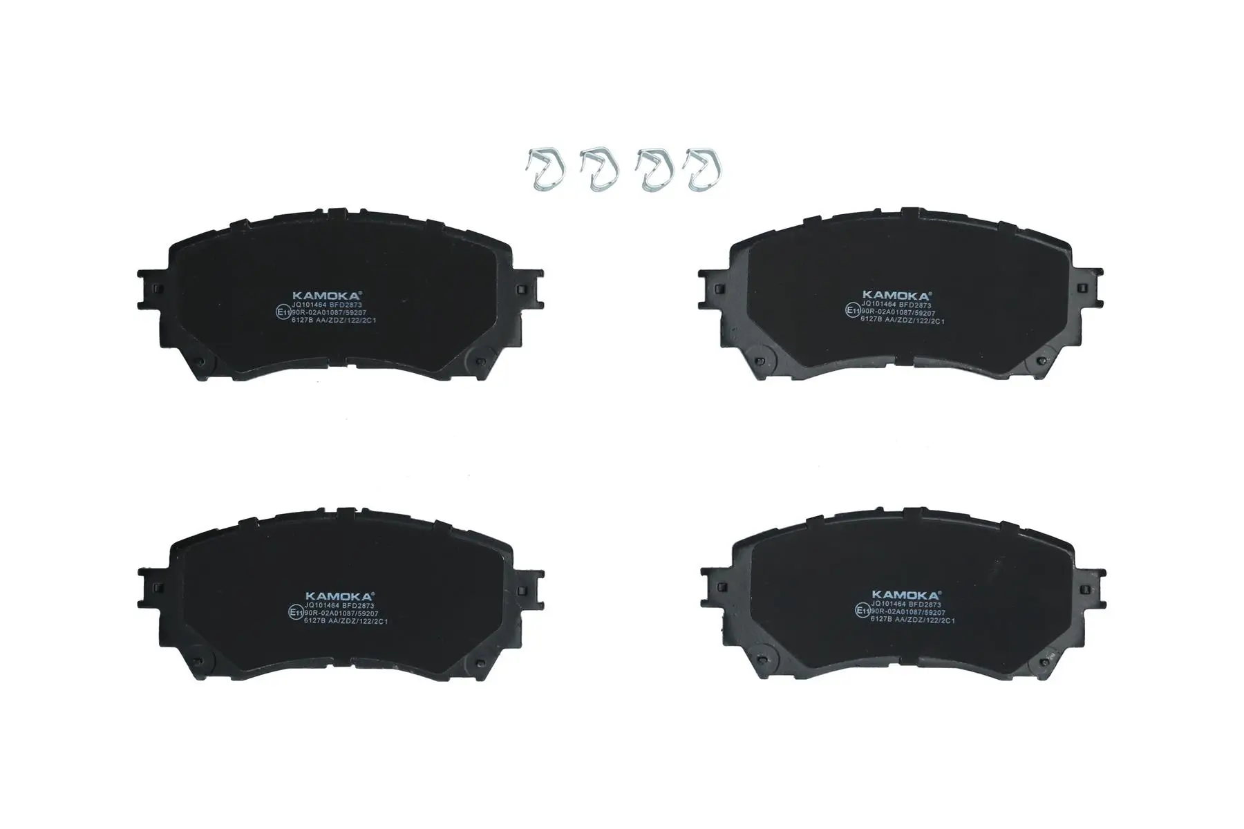 Bremsbelagsatz, Scheibenbremse Vorderachse KAMOKA JQ101464