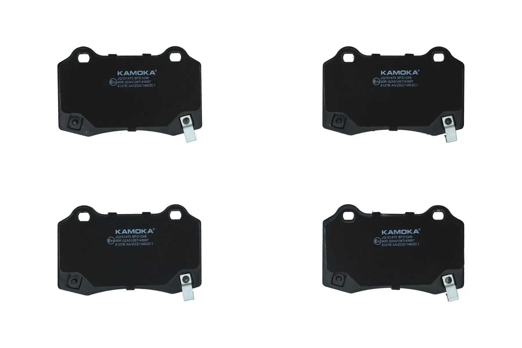 Bremsbelagsatz, Scheibenbremse Hinterachse KAMOKA JQ101475