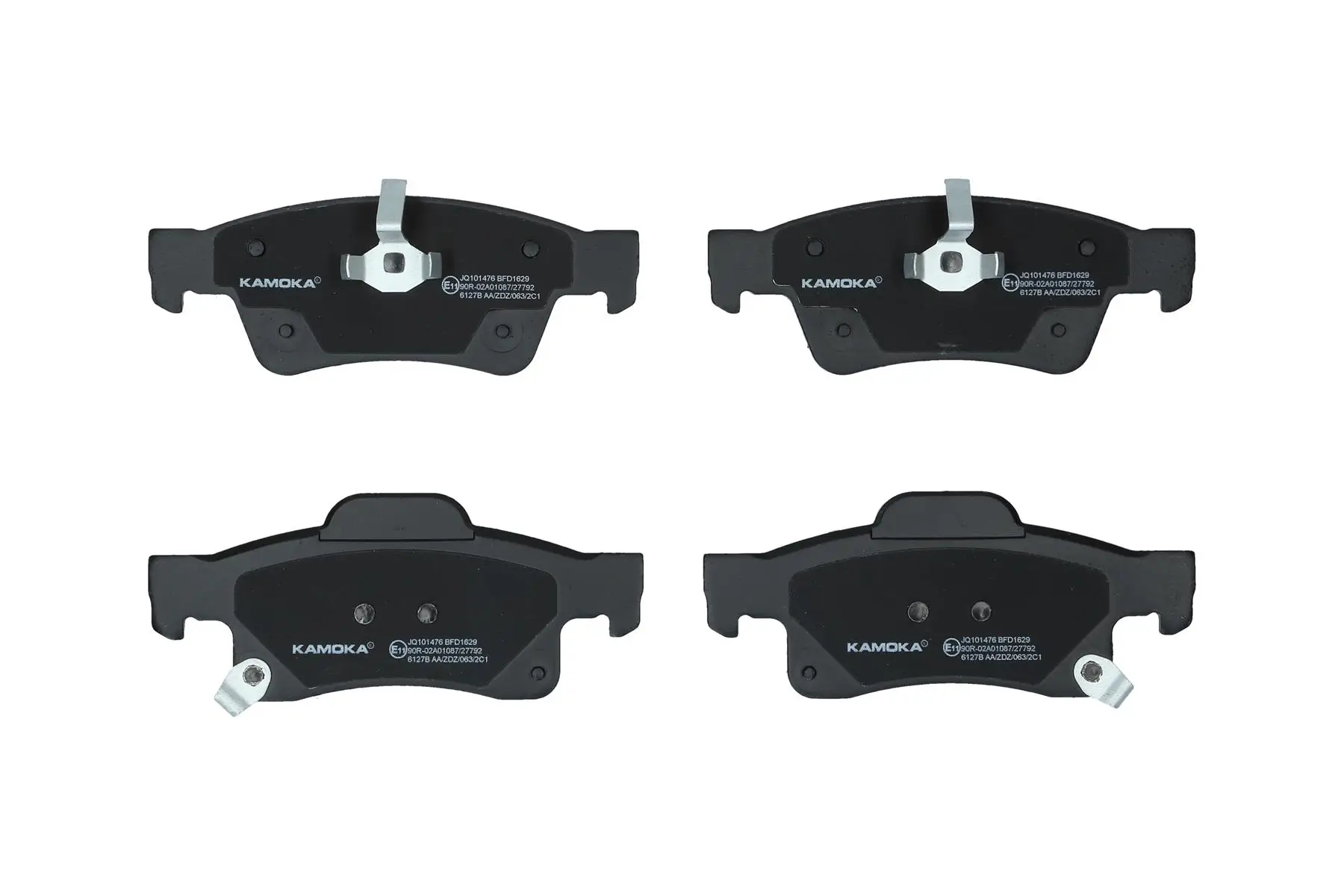 Bremsbelagsatz, Scheibenbremse Hinterachse KAMOKA JQ101476