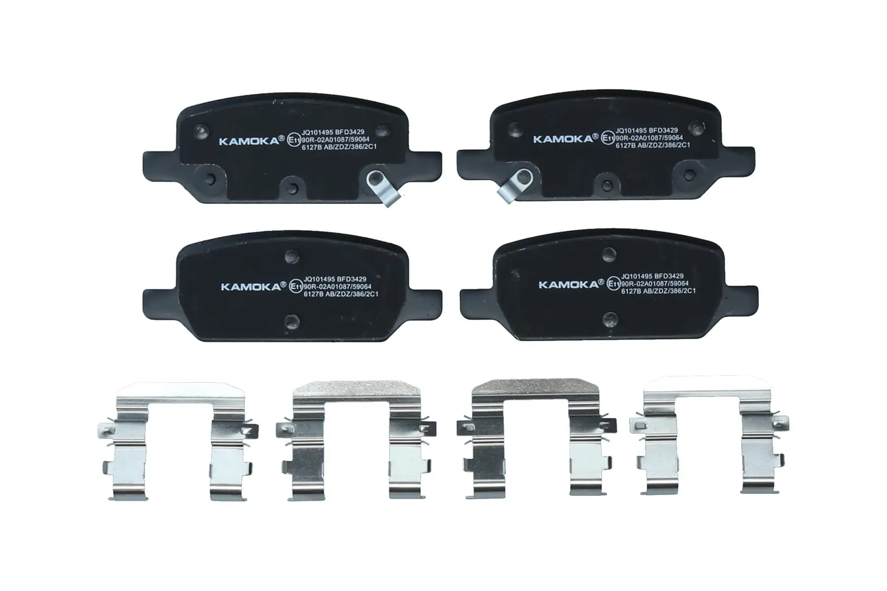 Bremsbelagsatz, Scheibenbremse Hinterachse KAMOKA JQ101495