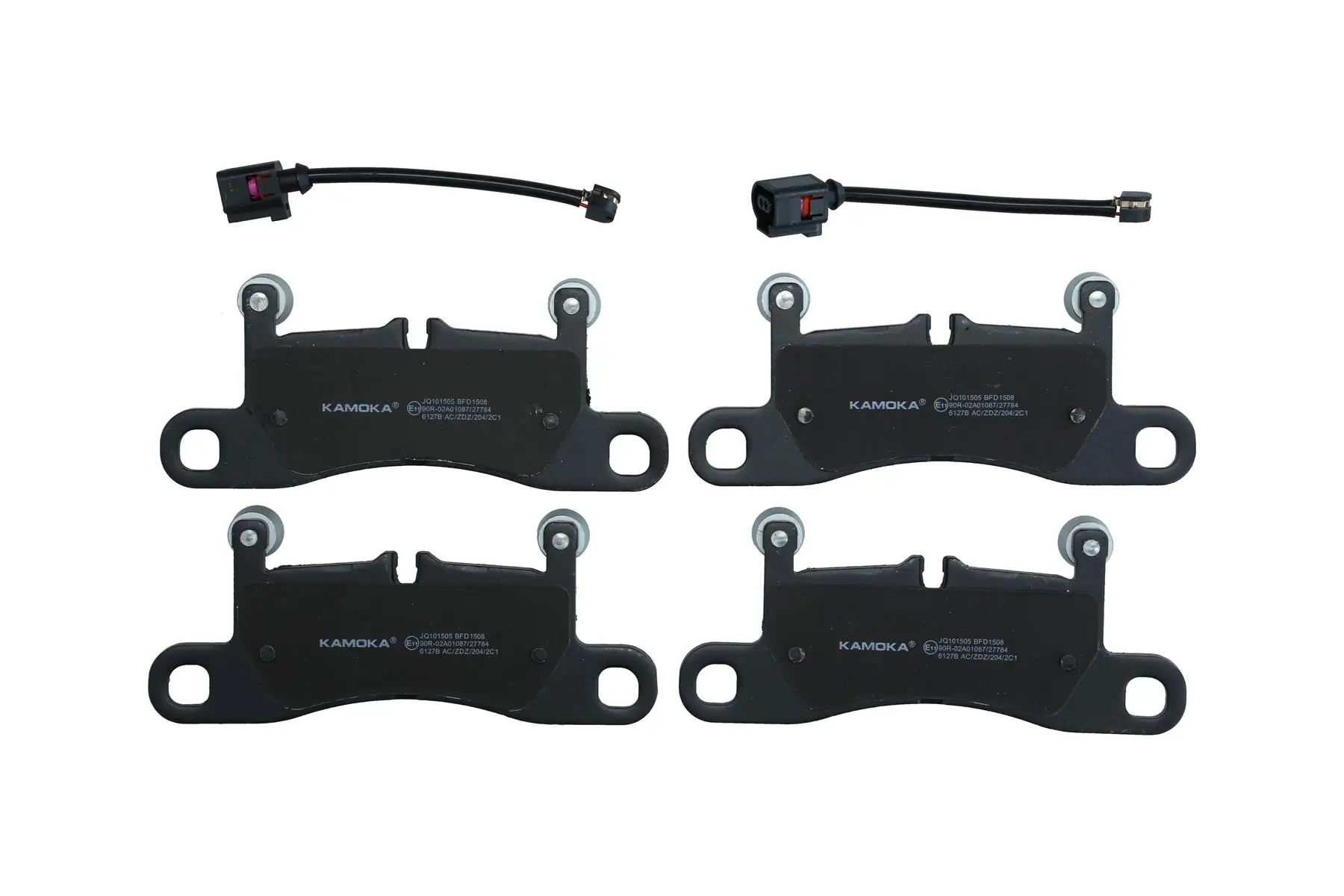 Bremsbelagsatz, Scheibenbremse Hinterachse KAMOKA JQ101505