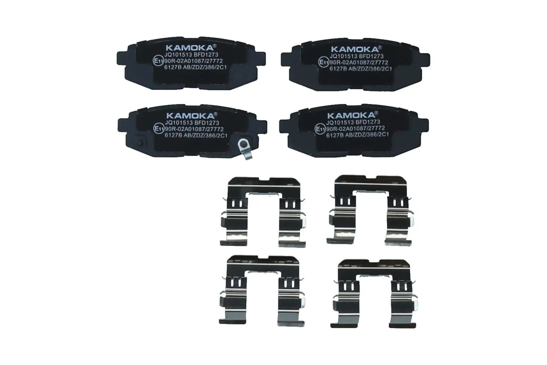 Bremsbelagsatz, Scheibenbremse Hinterachse KAMOKA JQ101513