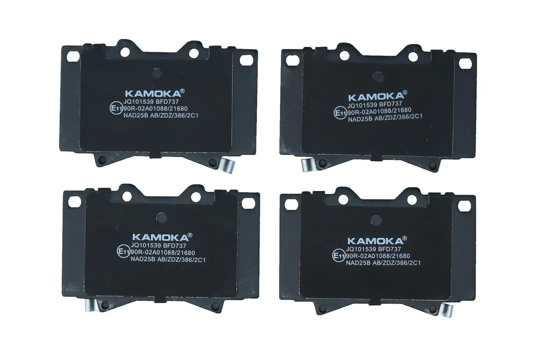 Bremsbelagsatz, Scheibenbremse Vorderachse KAMOKA JQ101539