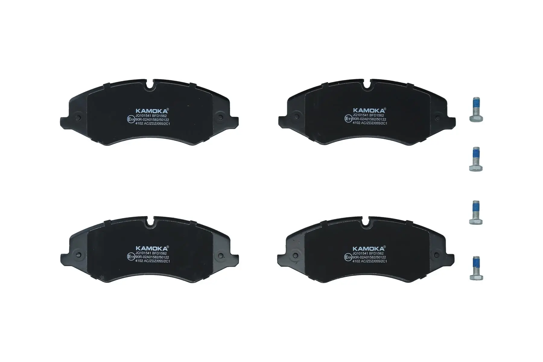 Bremsbelagsatz, Scheibenbremse Vorderachse KAMOKA JQ101541