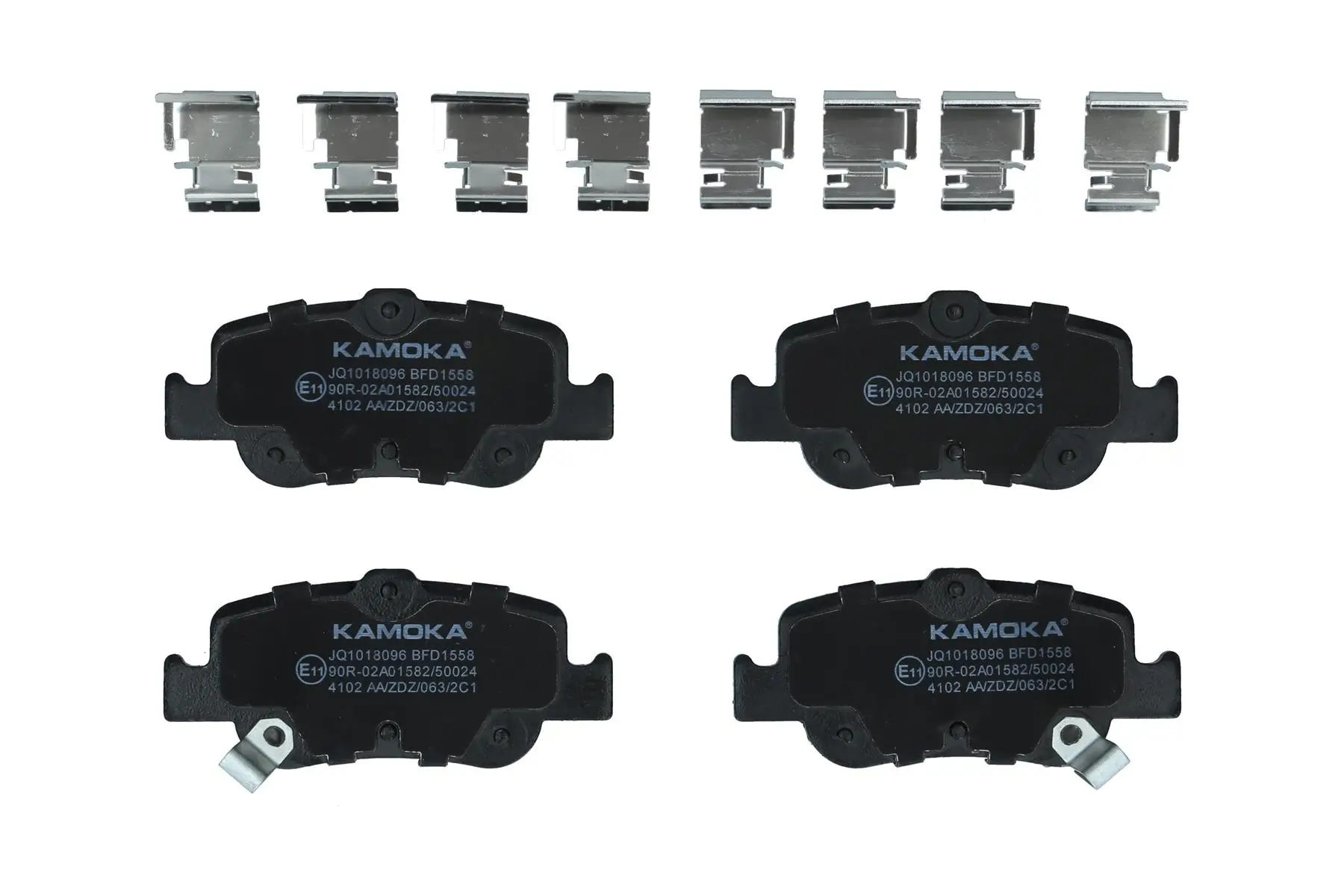 Bremsbelagsatz, Scheibenbremse Hinterachse KAMOKA JQ1018096