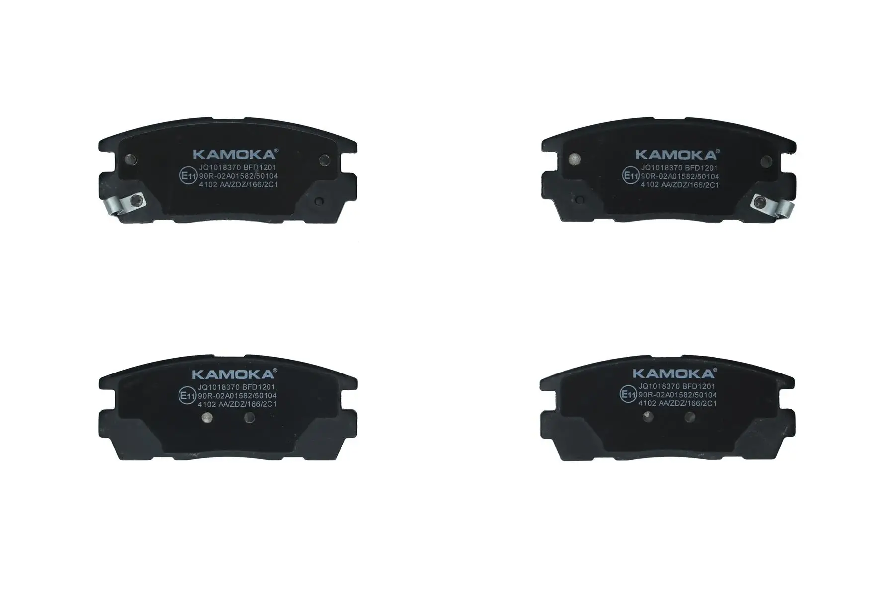 Bremsbelagsatz, Scheibenbremse Hinterachse KAMOKA JQ1018370