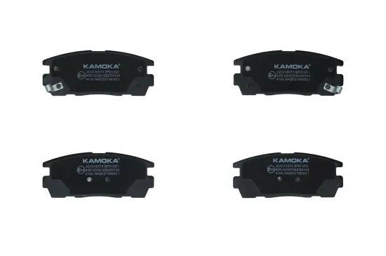 Bremsbelagsatz, Scheibenbremse Hinterachse KAMOKA JQ1018370 Bild Bremsbelagsatz, Scheibenbremse Hinterachse KAMOKA JQ1018370