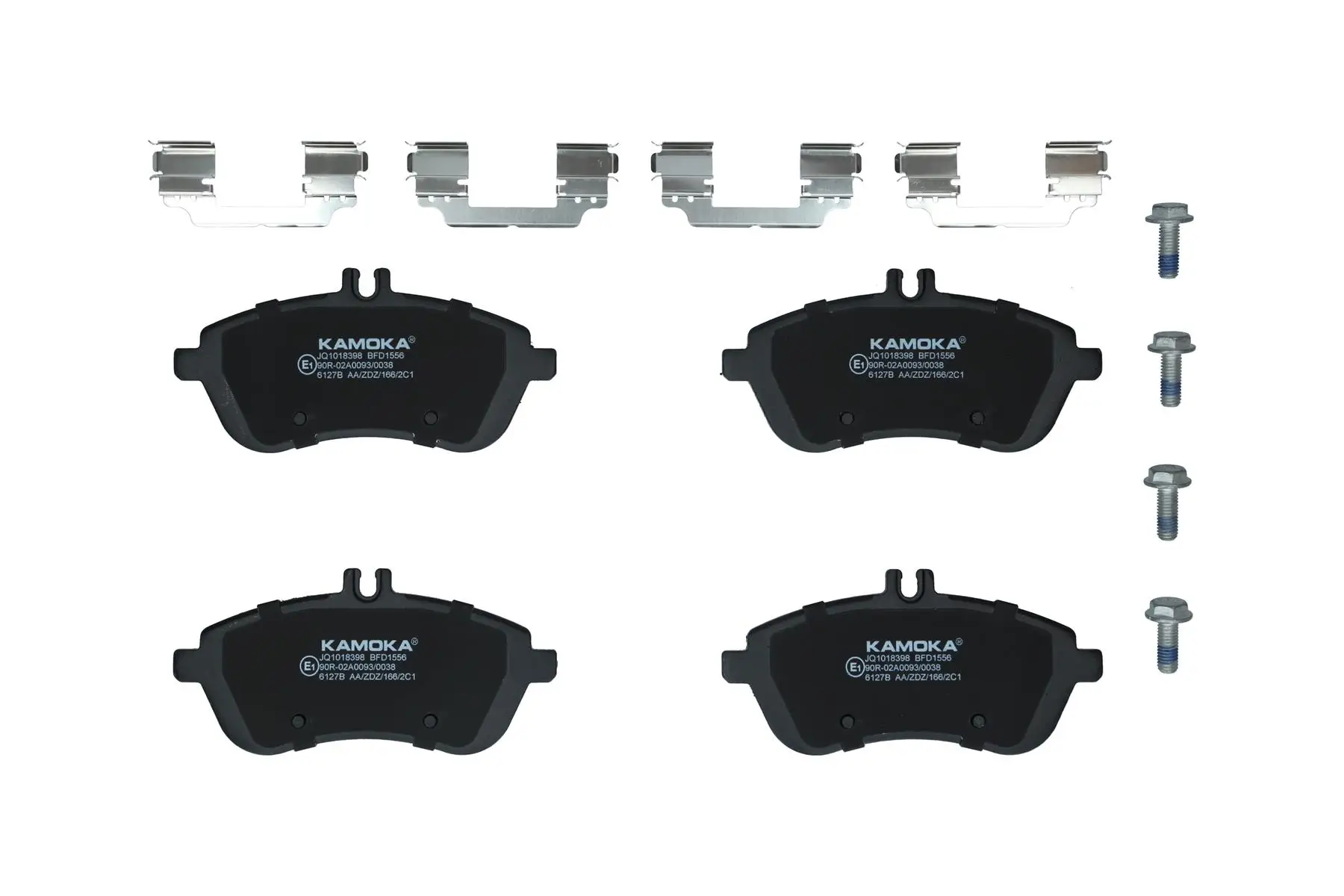 Bremsbelagsatz, Scheibenbremse Vorderachse KAMOKA JQ1018398