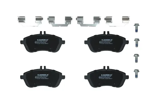 Bremsbelagsatz, Scheibenbremse Vorderachse KAMOKA JQ1018398 Bild Bremsbelagsatz, Scheibenbremse Vorderachse KAMOKA JQ1018398