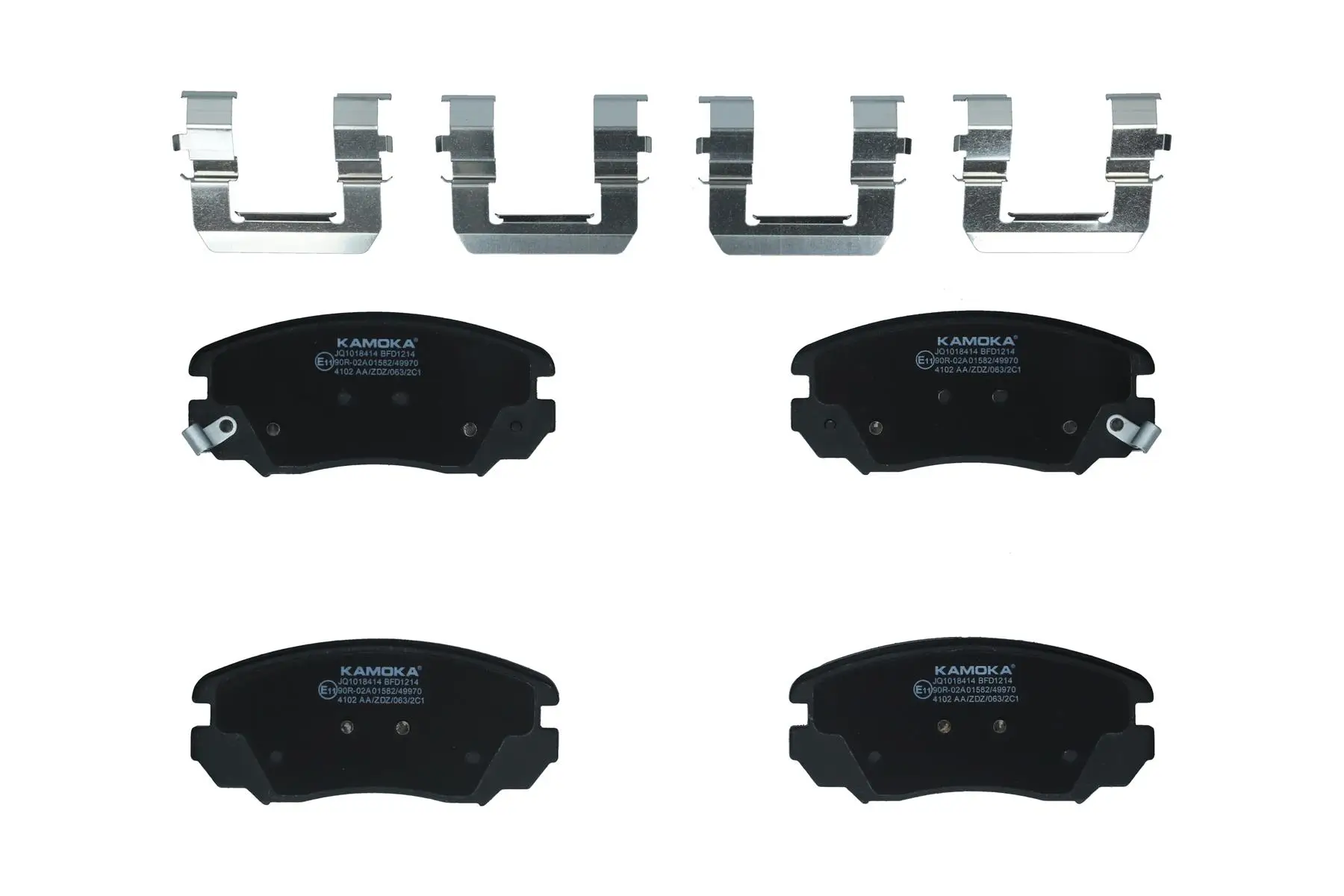 Bremsbelagsatz, Scheibenbremse Vorderachse KAMOKA JQ1018414