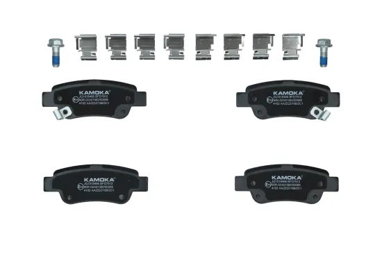 Bremsbelagsatz, Scheibenbremse Hinterachse KAMOKA JQ1018466 Bild Bremsbelagsatz, Scheibenbremse Hinterachse KAMOKA JQ1018466
