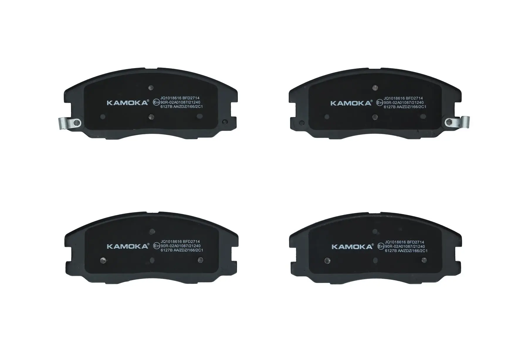 Bremsbelagsatz, Scheibenbremse Vorderachse KAMOKA JQ1018616