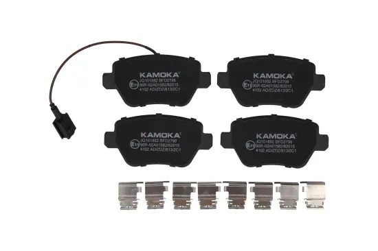 Bremsbelagsatz, Scheibenbremse Hinterachse KAMOKA JQ101882 Bild Bremsbelagsatz, Scheibenbremse Hinterachse KAMOKA JQ101882