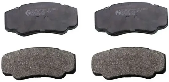 Bremsbelagsatz, Scheibenbremse Hinterachse DENCKERMANN B110093 Bild Bremsbelagsatz, Scheibenbremse Hinterachse DENCKERMANN B110093