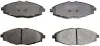Bremsbelagsatz, Scheibenbremse Vorderachse DENCKERMANN B110141