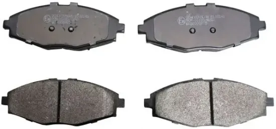 Bremsbelagsatz, Scheibenbremse Vorderachse DENCKERMANN B110141 Bild Bremsbelagsatz, Scheibenbremse Vorderachse DENCKERMANN B110141