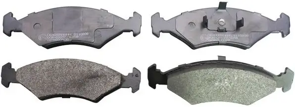 Bremsbelagsatz, Scheibenbremse Vorderachse DENCKERMANN B110208