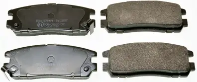 Bremsbelagsatz, Scheibenbremse Hinterachse DENCKERMANN B110257 Bild Bremsbelagsatz, Scheibenbremse Hinterachse DENCKERMANN B110257