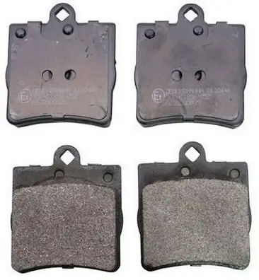 Bremsbelagsatz, Scheibenbremse Hinterachse DENCKERMANN B110446 Bild Bremsbelagsatz, Scheibenbremse Hinterachse DENCKERMANN B110446