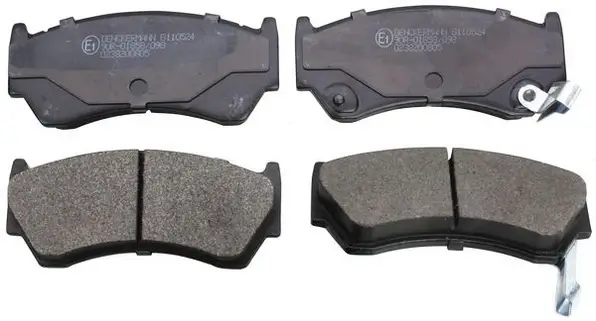 Bremsbelagsatz, Scheibenbremse Vorderachse DENCKERMANN B110524