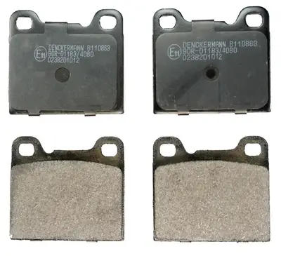 Bremsbelagsatz, Scheibenbremse Hinterachse DENCKERMANN B110863 Bild Bremsbelagsatz, Scheibenbremse Hinterachse DENCKERMANN B110863