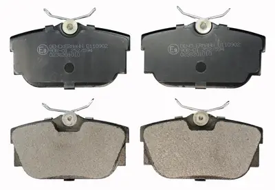 Bremsbelagsatz, Scheibenbremse Hinterachse DENCKERMANN B110902 Bild Bremsbelagsatz, Scheibenbremse Hinterachse DENCKERMANN B110902