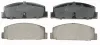 Bremsbelagsatz, Scheibenbremse Hinterachse DENCKERMANN B110912