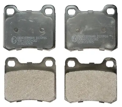 Bremsbelagsatz, Scheibenbremse Hinterachse DENCKERMANN B110916 Bild Bremsbelagsatz, Scheibenbremse Hinterachse DENCKERMANN B110916