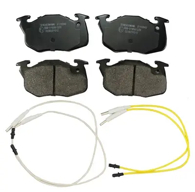 Bremsbelagsatz, Scheibenbremse Vorderachse DENCKERMANN B110940 Bild Bremsbelagsatz, Scheibenbremse Vorderachse DENCKERMANN B110940