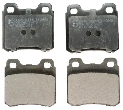 Bremsbelagsatz, Scheibenbremse Hinterachse DENCKERMANN B110942 Bild Bremsbelagsatz, Scheibenbremse Hinterachse DENCKERMANN B110942
