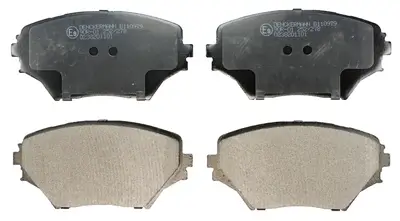 Bremsbelagsatz, Scheibenbremse Vorderachse DENCKERMANN B110979 Bild Bremsbelagsatz, Scheibenbremse Vorderachse DENCKERMANN B110979