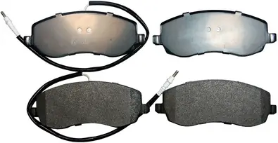 Bremsbelagsatz, Scheibenbremse Vorderachse DENCKERMANN B111025 Bild Bremsbelagsatz, Scheibenbremse Vorderachse DENCKERMANN B111025