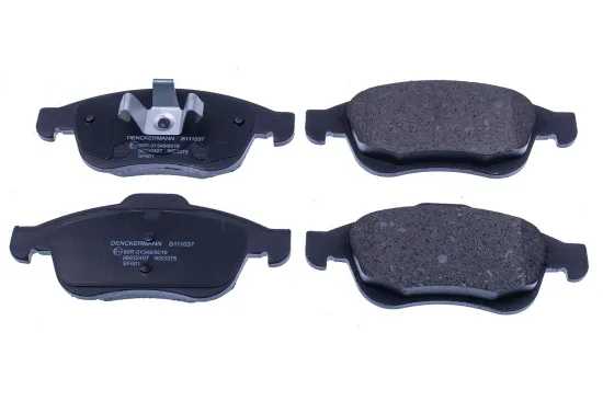 Bremsbelagsatz, Scheibenbremse Vorderachse DENCKERMANN B111037 Bild Bremsbelagsatz, Scheibenbremse Vorderachse DENCKERMANN B111037
