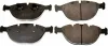 Bremsbelagsatz, Scheibenbremse Vorderachse DENCKERMANN B111072