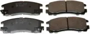 Bremsbelagsatz, Scheibenbremse Hinterachse DENCKERMANN B111085