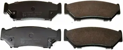 Bremsbelagsatz, Scheibenbremse Vorderachse DENCKERMANN B111193