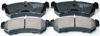 Bremsbelagsatz, Scheibenbremse Hinterachse DENCKERMANN B111235 Bild Bremsbelagsatz, Scheibenbremse Hinterachse DENCKERMANN B111235