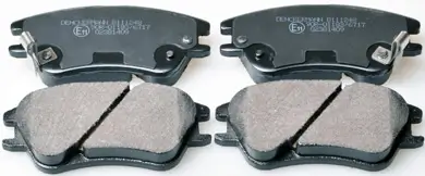 Bremsbelagsatz, Scheibenbremse Vorderachse DENCKERMANN B111248