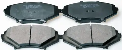 Bremsbelagsatz, Scheibenbremse Vorderachse DENCKERMANN B111259 Bild Bremsbelagsatz, Scheibenbremse Vorderachse DENCKERMANN B111259