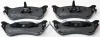Bremsbelagsatz, Scheibenbremse Hinterachse DENCKERMANN B111262