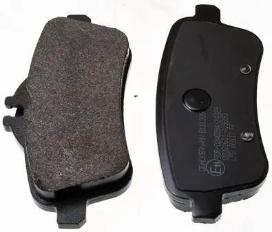 Bremsbelagsatz, Scheibenbremse Hinterachse DENCKERMANN B111339 Bild Bremsbelagsatz, Scheibenbremse Hinterachse DENCKERMANN B111339