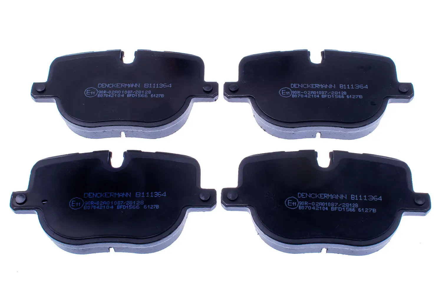 Bremsbelagsatz, Scheibenbremse Hinterachse DENCKERMANN B111364