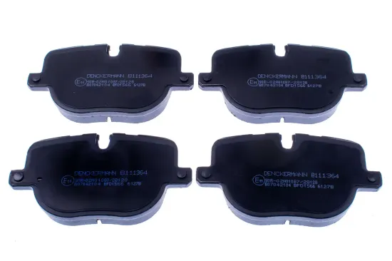 Bremsbelagsatz, Scheibenbremse Hinterachse DENCKERMANN B111364 Bild Bremsbelagsatz, Scheibenbremse Hinterachse DENCKERMANN B111364