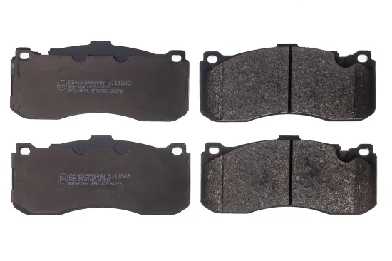 Bremsbelagsatz, Scheibenbremse Vorderachse DENCKERMANN B111603 Bild Bremsbelagsatz, Scheibenbremse Vorderachse DENCKERMANN B111603