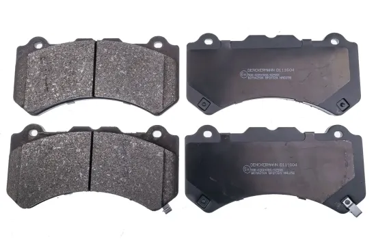 Bremsbelagsatz, Scheibenbremse Vorderachse DENCKERMANN B111604 Bild Bremsbelagsatz, Scheibenbremse Vorderachse DENCKERMANN B111604