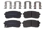Bremsbelagsatz, Scheibenbremse Hinterachse DENCKERMANN B111610