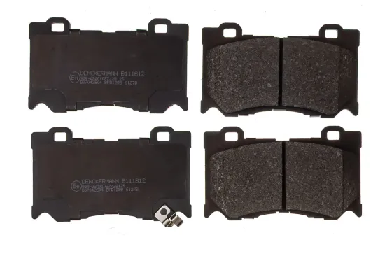 Bremsbelagsatz, Scheibenbremse Vorderachse DENCKERMANN B111612 Bild Bremsbelagsatz, Scheibenbremse Vorderachse DENCKERMANN B111612